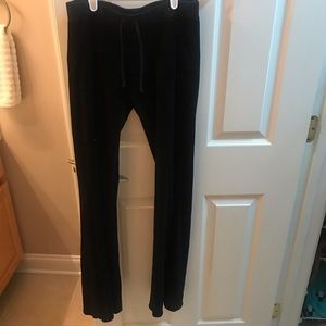 Juicy Couture Black Velvet Sweatpants